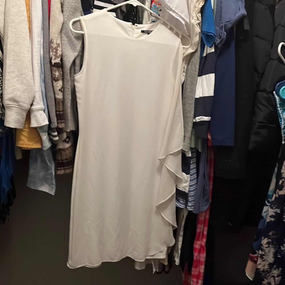 White mini dress